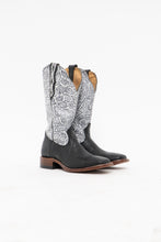 Load image into Gallery viewer, BOULET x Made in Canada x Deadstock Black, White Leather Cowboy Boots (8)