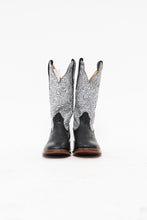 Load image into Gallery viewer, BOULET x Made in Canada x Deadstock Black, White Leather Cowboy Boots (8)