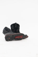 Load image into Gallery viewer, ARIAT x Fat Baby Black Rhinestone Leather Cowboy Boots (8W)