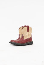 Load image into Gallery viewer, ARIAT x Fat Baby Red, Beige Leather Cowboy Boot (8W)