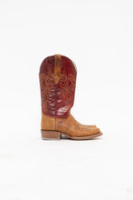 Load image into Gallery viewer, JB DILLON x Made in Mexico x Deadstock Red, Camel Snakeskin Leather Cowboy Boots (5, 5.5W)