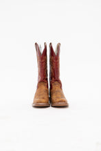 Load image into Gallery viewer, JB DILLON x Made in Mexico x Deadstock Red, Camel Snakeskin Leather Cowboy Boots (5, 5.5W)