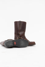Load image into Gallery viewer, Vintage x DINGO Faded Brown Leather Biker Boot (8.5, 9W)