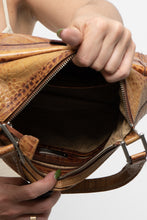 Load image into Gallery viewer, Vintage x ANTONIO MELANI Camel Croc Leather Purse