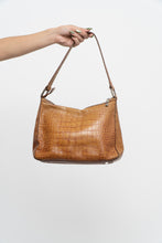 Load image into Gallery viewer, Vintage x ANTONIO MELANI Camel Croc Leather Purse