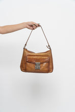 Load image into Gallery viewer, Vintage x ANTONIO MELANI Camel Croc Leather Purse