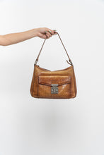 Load image into Gallery viewer, Vintage x ANTONIO MELANI Camel Croc Leather Purse