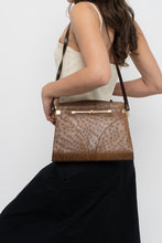 Load image into Gallery viewer, Vintage x Camel Ostrich Leather Purse