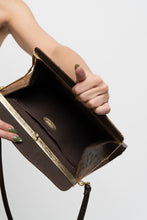 Load image into Gallery viewer, Vintage x Camel Ostrich Leather Purse