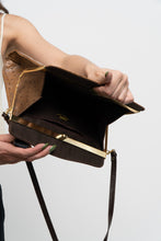Load image into Gallery viewer, Vintage x Camel Ostrich Leather Purse