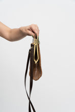 Load image into Gallery viewer, Vintage x Camel Ostrich Leather Purse