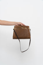 Load image into Gallery viewer, Vintage x Camel Ostrich Leather Purse