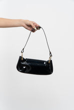 Load image into Gallery viewer, Vintage x STUART WEITZMAN Black Patent Leather Purse