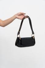 Load image into Gallery viewer, Vintage x STUART WEITZMAN Black Patent Leather Purse