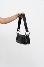 Load image into Gallery viewer, Vintage x STUART WEITZMAN Black Patent Leather Purse
