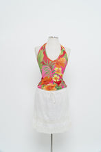 Load image into Gallery viewer, Vintage x Pink Floral Tropical Halter (M, L)