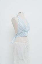 Load image into Gallery viewer, Vintage x Blue, White Lace Halter Top (S-L)