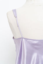 Load image into Gallery viewer, Vintage x Lilac Satin Lace-cutout Tank (L)