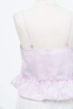 Load image into Gallery viewer, Modern x VERO MODA Light Pink Fine Stripe Peplum Crop (M)