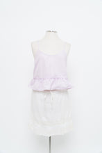 Load image into Gallery viewer, Modern x VERO MODA Light Pink Fine Stripe Peplum Crop (M)