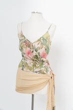 Load image into Gallery viewer, Vintage x ANN TAYLOR Light Pink Floral Silk Wrap Tank (M)
