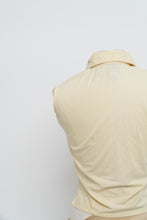 Load image into Gallery viewer, Vintage x Made in India x Light Yellow Cotton Vest (M, L)