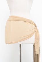 Load image into Gallery viewer, Vintage x Beige Sheer Fringe Embroidered Scaf