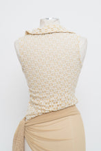 Load image into Gallery viewer, Vintage x Butter Yellow, White Lace Collared Tank (S)