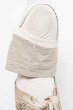 Load image into Gallery viewer, HARLY JAE x Made in Canada x Two-tone Linen, Organic Cotton Cropped Tank (XS, S)