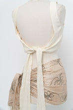 Load image into Gallery viewer, EDITIONS x Made in Bulgaria x Cream Linen-Blend Crop (S)