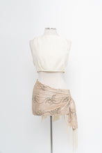 Load image into Gallery viewer, EDITIONS x Made in Bulgaria x Cream Linen-Blend Crop (S)