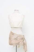 Load image into Gallery viewer, EDITIONS x Made in Bulgaria x Cream Linen-Blend Crop (S)