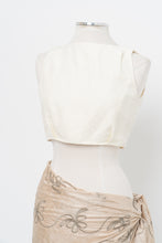 Load image into Gallery viewer, EDITIONS x Made in Bulgaria x Cream Linen-Blend Crop (S)