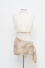 Load image into Gallery viewer, EDITIONS x Made in Bulgaria x Cream Linen-Blend Crop (S)