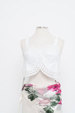 Load image into Gallery viewer, Vintage x Made in Italy x ALBERTA FERRETTI White Cutout Tank (S)