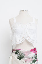 Load image into Gallery viewer, Vintage x Made in Italy x ALBERTA FERRETTI White Cutout Tank (S)