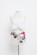Load image into Gallery viewer, Vintage x Made in Italy x ALBERTA FERRETTI White Cutout Tank (S)