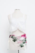Load image into Gallery viewer, Vintage x Made in Italy x ALBERTA FERRETTI White Cutout Tank (S)