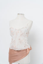 Load image into Gallery viewer, Vintage x LA VIE EN ROSE White Sheer Embroidered Tank (M, L)