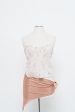 Load image into Gallery viewer, Vintage x LA VIE EN ROSE White Sheer Embroidered Tank (M, L)
