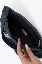 Load image into Gallery viewer, Vintage Denim Beaded Purse
