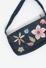 Load image into Gallery viewer, Vintage Denim Beaded Purse