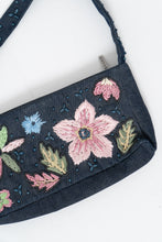 Load image into Gallery viewer, Vintage Denim Beaded Purse
