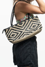 Load image into Gallery viewer, Vintage x DANIER LEATHER Woven Leather Fabric Purse