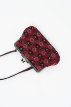 Load image into Gallery viewer, Vintage x Burgundy Beaded Clutch