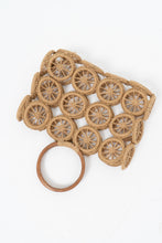 Load image into Gallery viewer, Vintage x Straw, Wood Woven Purse