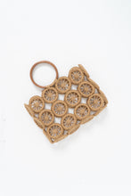 Load image into Gallery viewer, Vintage x Straw, Wood Woven Purse