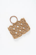 Load image into Gallery viewer, Vintage x Straw, Wood Woven Purse