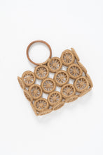 Load image into Gallery viewer, Vintage x Straw, Wood Woven Purse