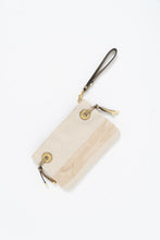 Load image into Gallery viewer, Vintage x COACH Beige, Gold Fabric Clutch
